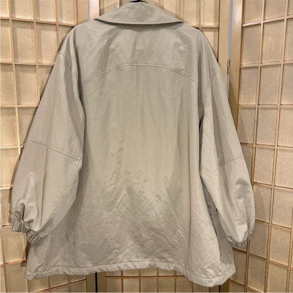 Lululemon Lightweight Oversized-Fit Coaches Jacket Compass Khaki Size XS LW4CDZS - Picture 9 of 15